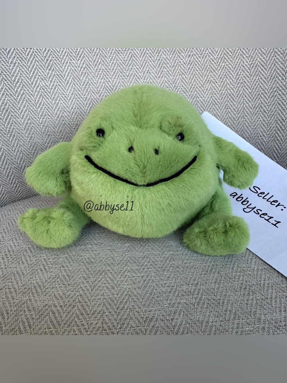 Jellycat Ricky Rain Frog Smiling - Authentic - Brand New With Tags - Fast Ship